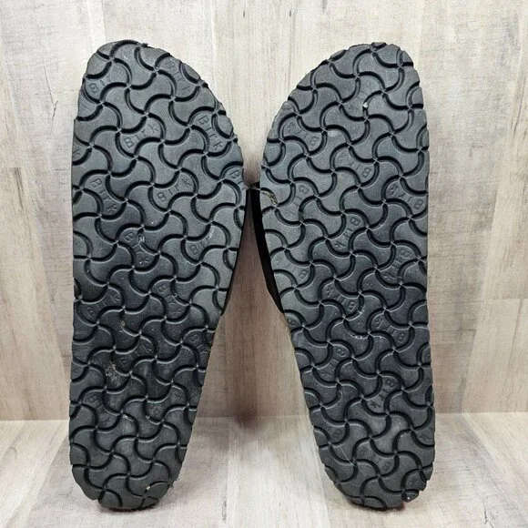 Birkenstock Woman's Sz 41 Madrid Single Black Strap Adjustable Sandals Shoes - Picture 9 of 10